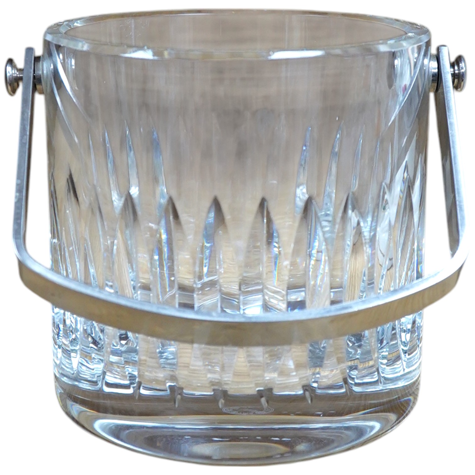 A St Louis glass ice bucket, 12cm. Condition - good